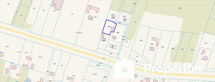 działka na sprzedaż 1312m2 działka Brzeziny