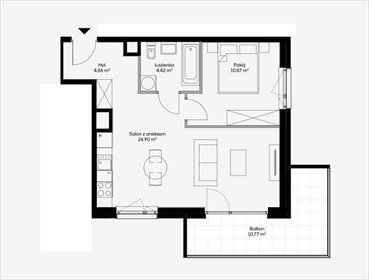 mieszkanie na sprzedaż 47m2 mieszkanie Warszawa, Wola, Czyste, Kolejowa