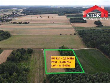 działka na sprzedaż 6518m2 działka Podozierany, Podozierany