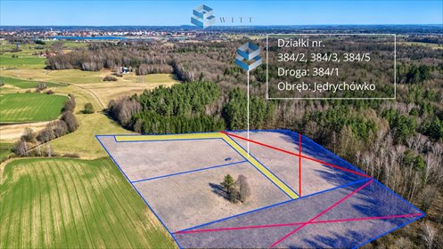 Polecam duże działki pod lasem w Jędrychówku 7 979 m² działka Jędrychówko