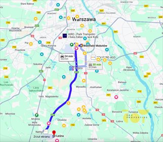 Działka 4960 m² z zielonym otoczeniem i mediami działka Złotokłos, Leśna