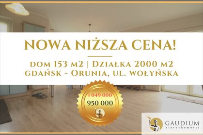 dom na sprzedaż 153m2 dom Gdańsk, Orunia, Wołyńska