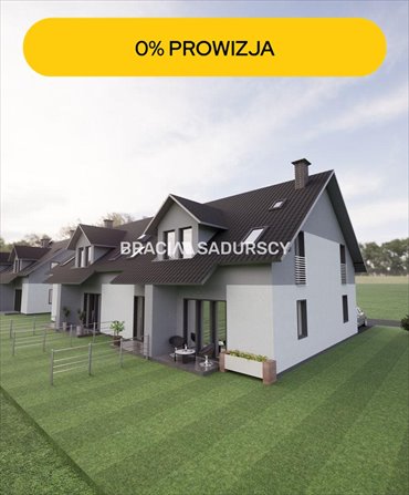 Nowoczesny dom z poddaszem, 75 m², bez prowizji dom Wrząsowice, Kraśnik