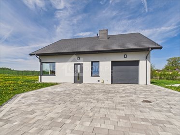 Nowoczesny dom 189m2 z garażem i ogrzewaniem podłogowym dom Kawczyn, Kielecka