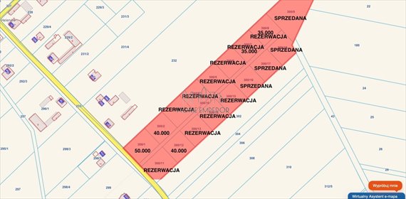 Działka 1000 m² w Teodorowie - media przy drodze działka Teodorów