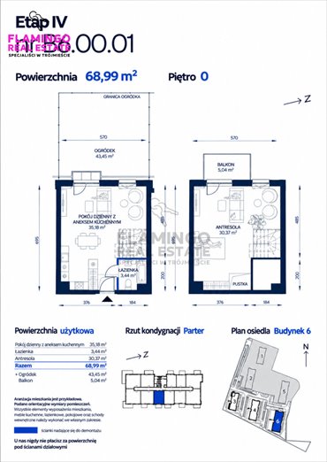 mieszkanie na sprzedaż 69m2 mieszkanie Gdańsk, Orunia Południe