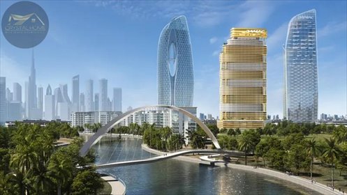 Luksusowe apartamenty w Dubaju z basenem i penthouse. mieszkanie Dubaj