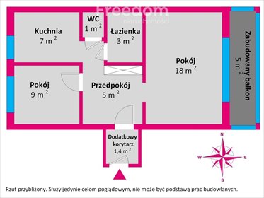 mieszkanie na sprzedaż 44m2 mieszkanie Gdańsk, Piecki-Migowo, Piecewska
