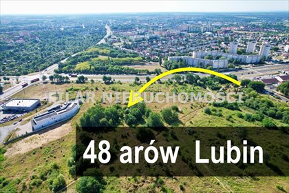 Do sprzedania działka usługowo-magazynowa 48 arów z pełnym uzbrojeniem działka Lubin