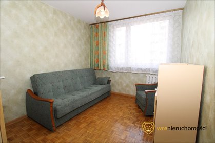 Przestronny pokój z balkonem w 3-pokojowym mieszkaniu mieszkanie Wrocław, Szczepin, Stefana Czarnieckiego