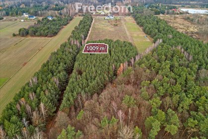 działka na sprzedaż 1009m2 działka Bartoszówka, Gwiaździsta