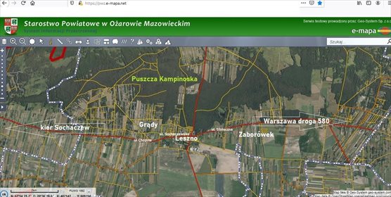 Działka budowlana w Grądach pod Warszawą - 1785 m2. działka Grądy