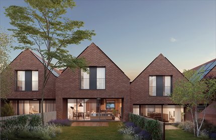 Nowoczesny dom szeregowy 4 pokoi z garażem w Poznaniu dom Poznań, Grunwald, Wille Bukowska Młodnik, Przy lesie