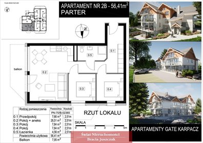 mieszkanie na sprzedaż 56m2 mieszkanie Miłków