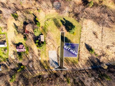 działka na sprzedaż 401m2 działka Stróża, Tyrpułowo