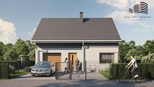 Nowoczesny dom wolnostojący z fotowoltaiką (420 m² działka) dom Nasutów
