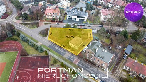 działka na sprzedaż 1005m2 działka Warszawa, Praga-Południe