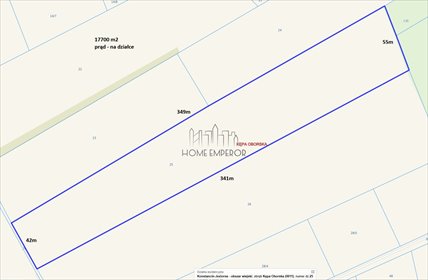 działka na sprzedaż 17700m2 działka Kępa Oborska