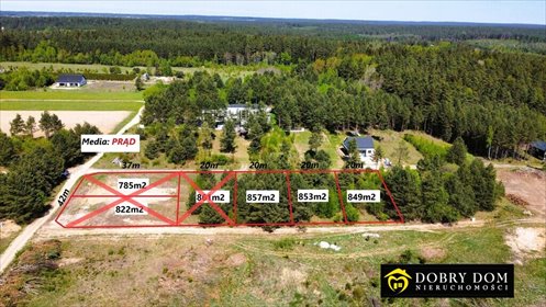 działka na sprzedaż 785m2 działka Ciasne