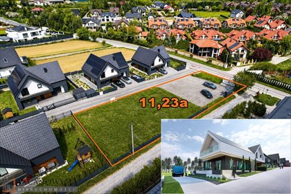 Działka 1123 m² z projektem domu w Bibicach działka Bibice