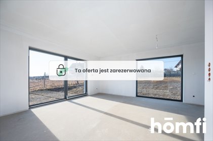 Nowoczesny energooszczędny dom z dużą działką (126 m²) w Luszowicach dom Luszowice, Jeziorki