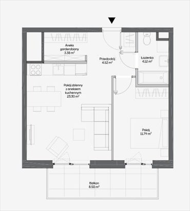 mieszkanie na sprzedaż 47m2 mieszkanie Warszawa, Włochy, Raków, Fajansowa