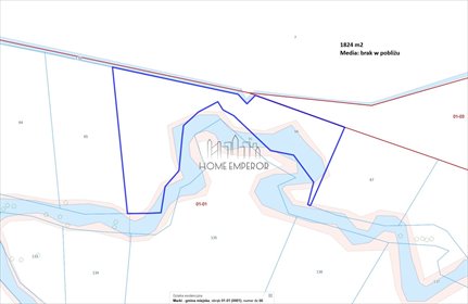 Działka 1824 m² w Markach, strefa ochrony rzeki - polecam! działka Marki, Długa