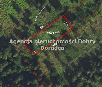 działka na sprzedaż 1161m2 działka Osowiec, Magiczna
