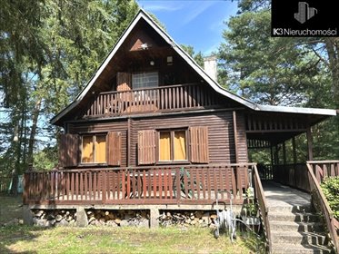 Zapraszam do domu z bali 70 m² na urokliwej działce w Deskurowie dom Deskurów