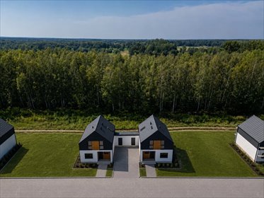 Polecam nowoczesny dom 88 m² z ogrzewaniem pompą ciepła dom Piotrkowice