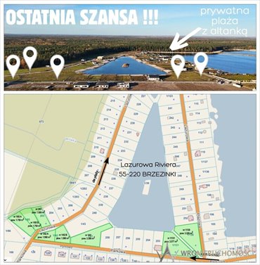 działka na sprzedaż 3577m2 działka Brzezinki