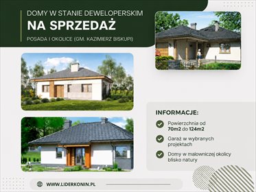 Do sprzedania nowoczesny dom 124 m² z garażem w Posadzie dom Posada