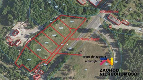 Działka budowlana z warunkami zabudowy 2098 m², media działka Nowy Zagór