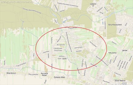 działka na sprzedaż 2200m2 działka Lipków