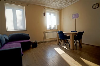Mieszkanie 55 m² w Ełku - 3 pokoje z ogródkiem i przejściowym salonem mieszkanie Ełk, Centrum, Dąbrowskiego
