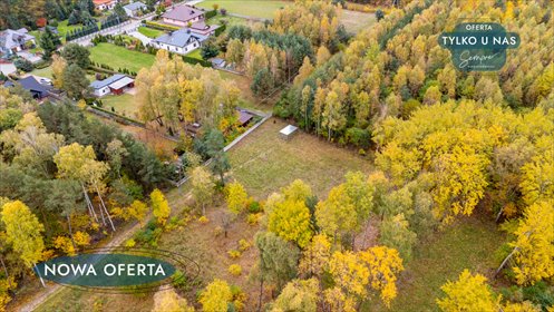 Działka 1588 m² z możliwością zabudowy, blisko Łodzi działka Zelów, Leśna