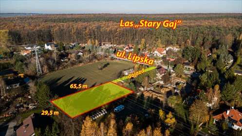 działka na sprzedaż 2110m2 działka Lublin, Lipska