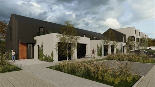 Nowoczesny dom szeregowy 116m² z ogrodem i garażem dom Rzeszów, Słocina