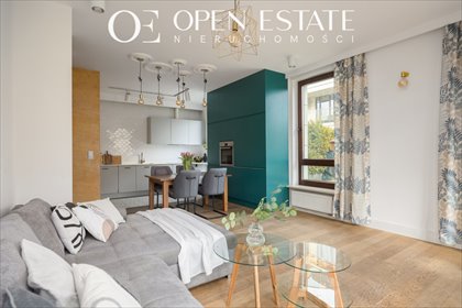 Ekskluzywny apartament 80 m² z dużym ogrodem (160 m²) w Mokotowie mieszkanie Warszawa, Mokotów, Stegny