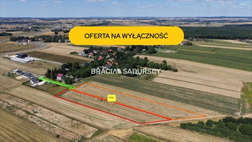 Do sprzedania działka 3613 m² z potencjałem inwestycyjnym działka Zalesie