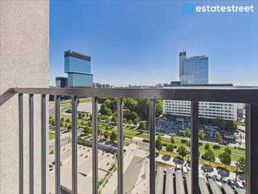 Widok z 13. piętra! 38m2 w centrum Katowic z balkonem mieszkanie Katowice, Śródmieście, Aleja Wojciecha Korfantego