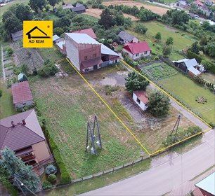 działka na sprzedaż 1377m2 działka Sawin, Sawin ul. Kościelna 6
