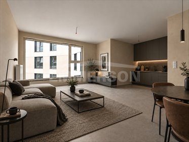 Polecam jasną kawalerkę 40,83 m² w nowoczesnej inwestycji mieszkanie Kraków, Podgórze
