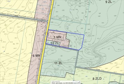Na sprzedaż działka 14 577 m² z planem pod zabudowę mieszkaniową działka Arcelin