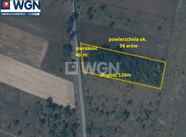 Działka budowlana 0,56 ha przy drodze wojewódzkiej polecam działka Działoszyn