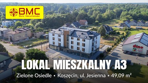 Nowe 2-pokojowe mieszkanie z balkonem i komórką polecam mieszkanie Koszęcin, Jesienna