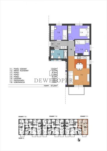 mieszkanie na sprzedaż 67m2 mieszkanie Chorzów, 17 Sierpnia