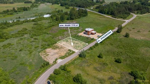 działka na sprzedaż 1110m2 działka Sochonie, Spacerowa