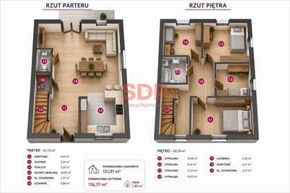 Nowoczesny dom z ogrodem 122 m2, 5 pokoi, blisko Wrocławia dom Brzezina, Polna