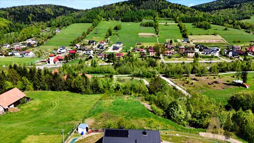 Działka budowlana 2292 m² z widokiem, media, blisko Nowego Sącza działka Królowa Górna